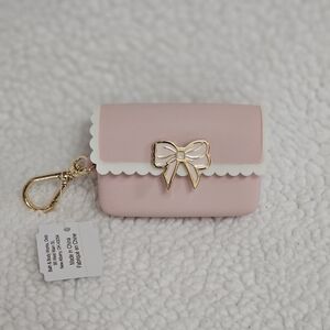 NEW Bath & Body Works Sweetest Song Pink Bow PocketBac Sanitizer Holder